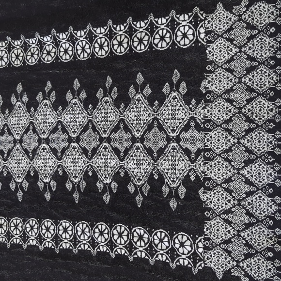 Anthropologie Vanessa Virginia Black White Malvina Sweater Dress XL - Picture 12 of 12